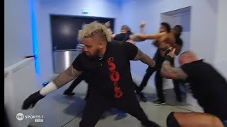 Randy Orton, Kevin Owens, the Bloodline backstage Fight WWE Smackdown May 3 2024