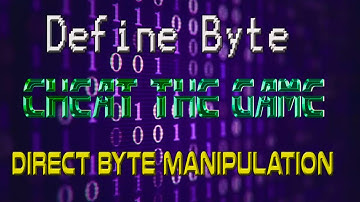Direct Byte Manipulation CE Tutorial