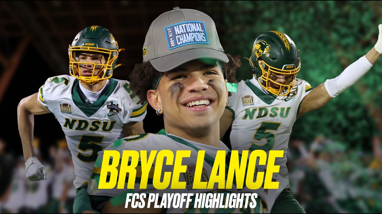 North Dakota State WR Bryce Lance top FCS playoff highlights