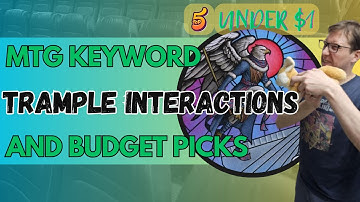 MTG Key Word   Trample Interactions Under $1 Explained