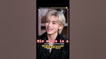 His smile is a Therapy ✨#v #bts #taekooklover #taehyung #smile #shorts #thv #vkook 🐻🐰