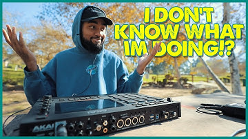 LOFI BEAT MAKING OUTSIDE ON THE MPC LIVE (STILL LEARNING)