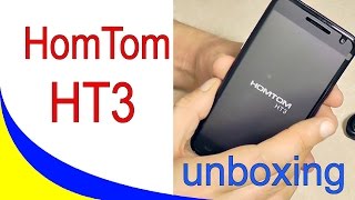 HOMTOM HT3 Распаковка 5.0' бюджетного 3G смартфона