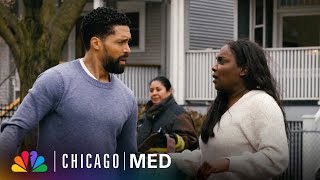 Maggie and Johnson Witness a Woman Drive into a Building | Chicago Med | NBC