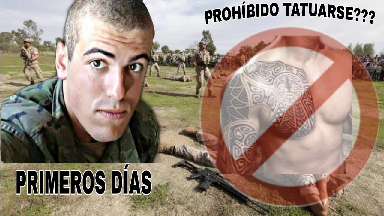 Se puede entrar al ejercito con tatuajes