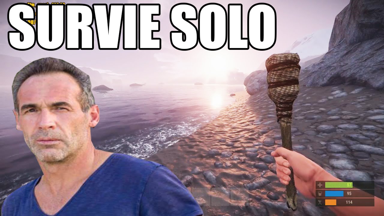SURVIVRE SEUL SUR UN SERVEUR FULL RUST YouTube