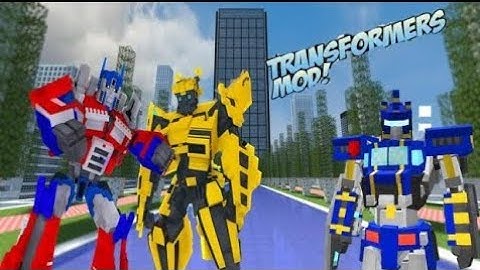 Minecraft | TRANSFORMERS MOD! (Robot Tanks, Planes and Cars!) | Mod Showcase
