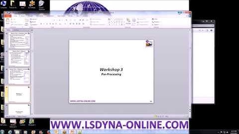 LS-DYNA Tutorial using LsPrePost for Mesh