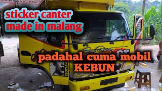 Wrapping dan cutting sticker truck canter mbois Wrapping dan cutting sticker truck canter mbois