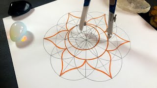How to Draw the Sacral Chakra Using Geometry