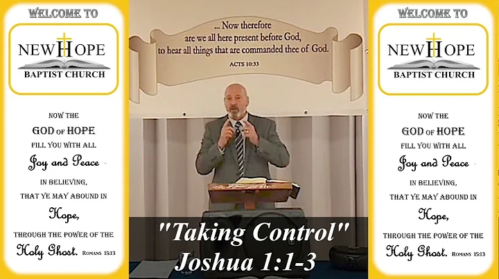 Taking Control | Joshua 1:1-3 | Pastor Stuart Harvey