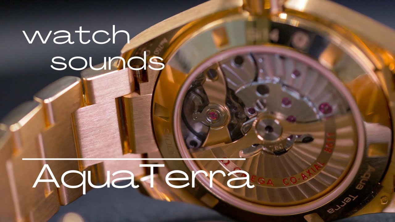 Wristwatch Sounds OMEGA seamaster aquaterra 18k(ANNUAL CALENDAR) | 金無垢オメガ シーマスター アクアテラ アニュアルカレンダーの音