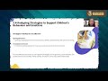 Highfield : Support Positive Behaviour (Unit: H:651:1719)