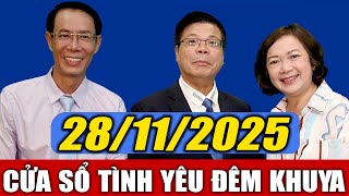 Nghe Cửa Sổ Tình Yêu VOV Đêm Khuya Ngày 28/11/2025 | Đinh Đoàn Tư Vấn Hôn Nhân Gia Đình