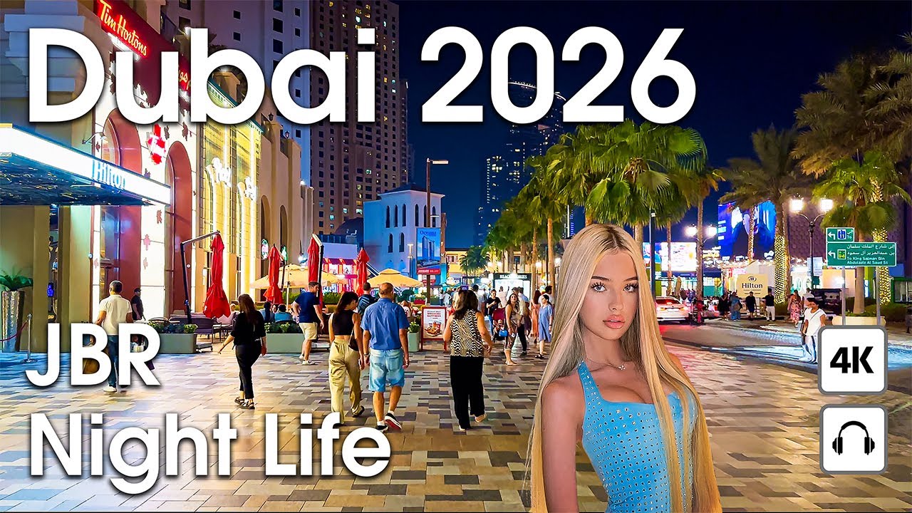 Dubai 🇦🇪 Luxury Shopping to Beachfront Nights: Dubai Mall & JBR | 4K Walking Tour Compilation