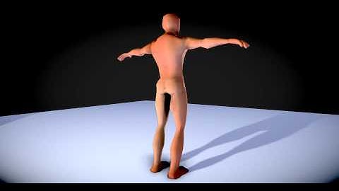 Low Poly Male w/ Simple Normal Map