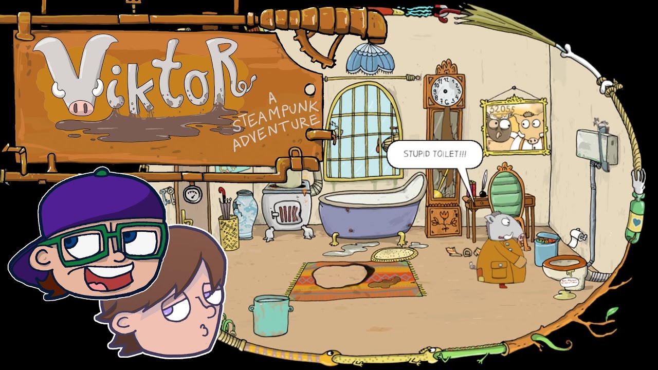 Viktor, A Steampunk Adventure Gameplay | Viktor bathtub puzzle and Intro | CDPOG