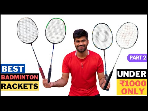 Best Badminton Rackets Under ₹1000/- (Part