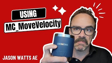 Siemens PLC Motion Control Blocks: MC MoveVelocity