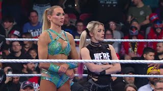 Kiana James & Giulia VS Alexa Bliss & Charlotte Flair VS Nia Jax & Lash Legend 1/2