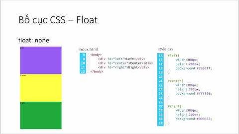 Học HTML5 từ đầu | Bài 26: Bố cục CSS - Float | Learn Everything