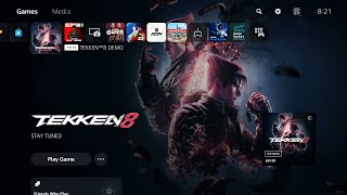 TEKKEN 8 - Start Up Screen   FULL Menu Walkthrough (PS5 - DEMO)