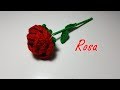 Rosa all'uncinetto facile e bella - Tutorial festa della mamma fai da te - Anerom89