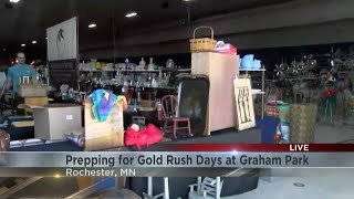 Rochester gets ready for Gold Rush at Graham Park