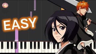 Bleach Ending 1 - "Life is Like a Boat" - EASY Piano Tutorial &amp; Sheet Music