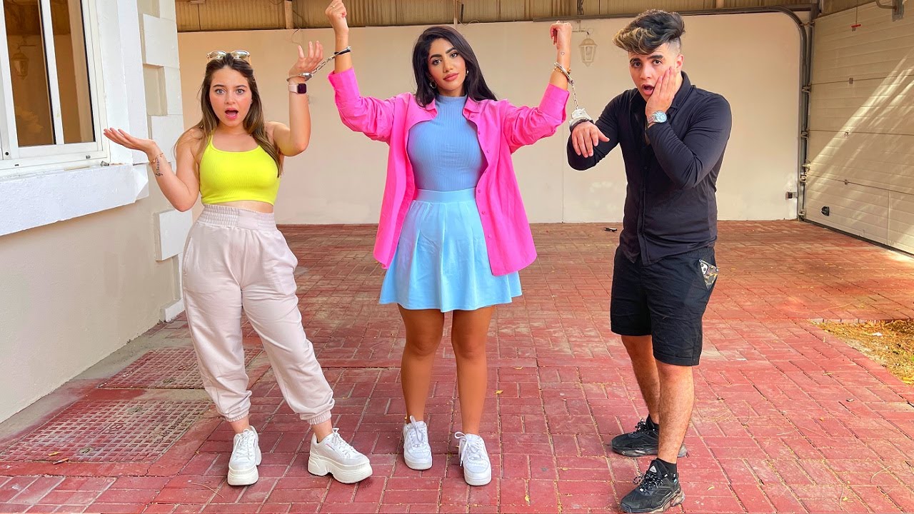 اتكلبشت بانس وبيسان ليوم كامل و ندمت