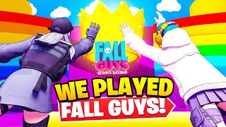 Fortnite PROS try FALL GUYS (Epic)