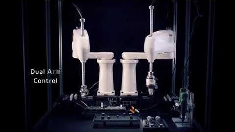 Dual Arm Control by SCARA industrial robot