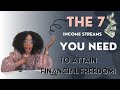 The 7 income streams you need to achieve financial freedom faster