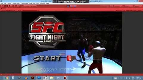 3D kick boxing Game (UFC) unity3d asset complete project