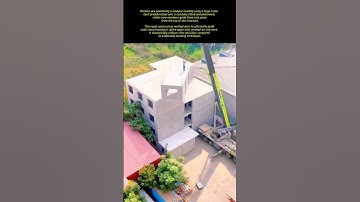 Completed in Just a Few Hours! Modular Construction