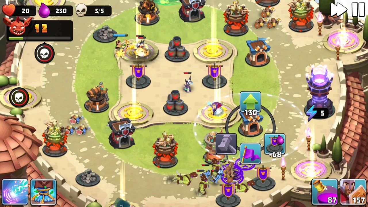 Castle Creeps TD - Chapter 45 Level 178-Vicious circle 3 Stars