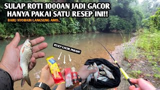 MANCING PUTIHAN JADI MUDAH PAKAI RESEP INI!! Mancing wader pakai umpan roti KLIK dan ESSEN RS31