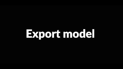 Virtoaster Tutorial Export Model