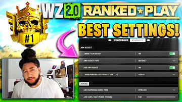 the BEST SETTINGS for MORE KILLS in WARZONE RANKED! (#1 RANKED PLAYER)