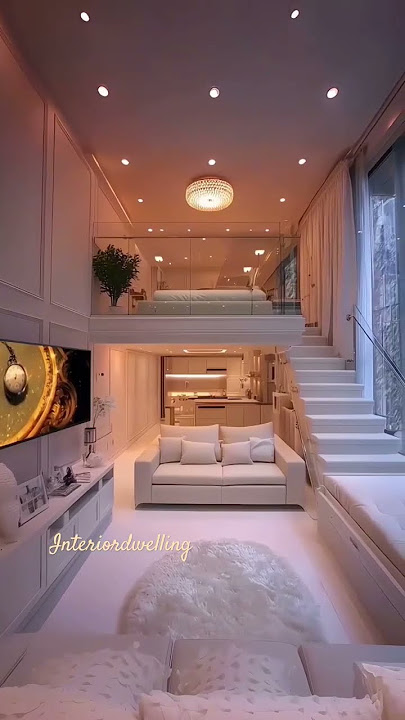 This Dreamy White Loft Will Leave You Speechless! #DreamHome #LuxuryLoft #ModernLiving