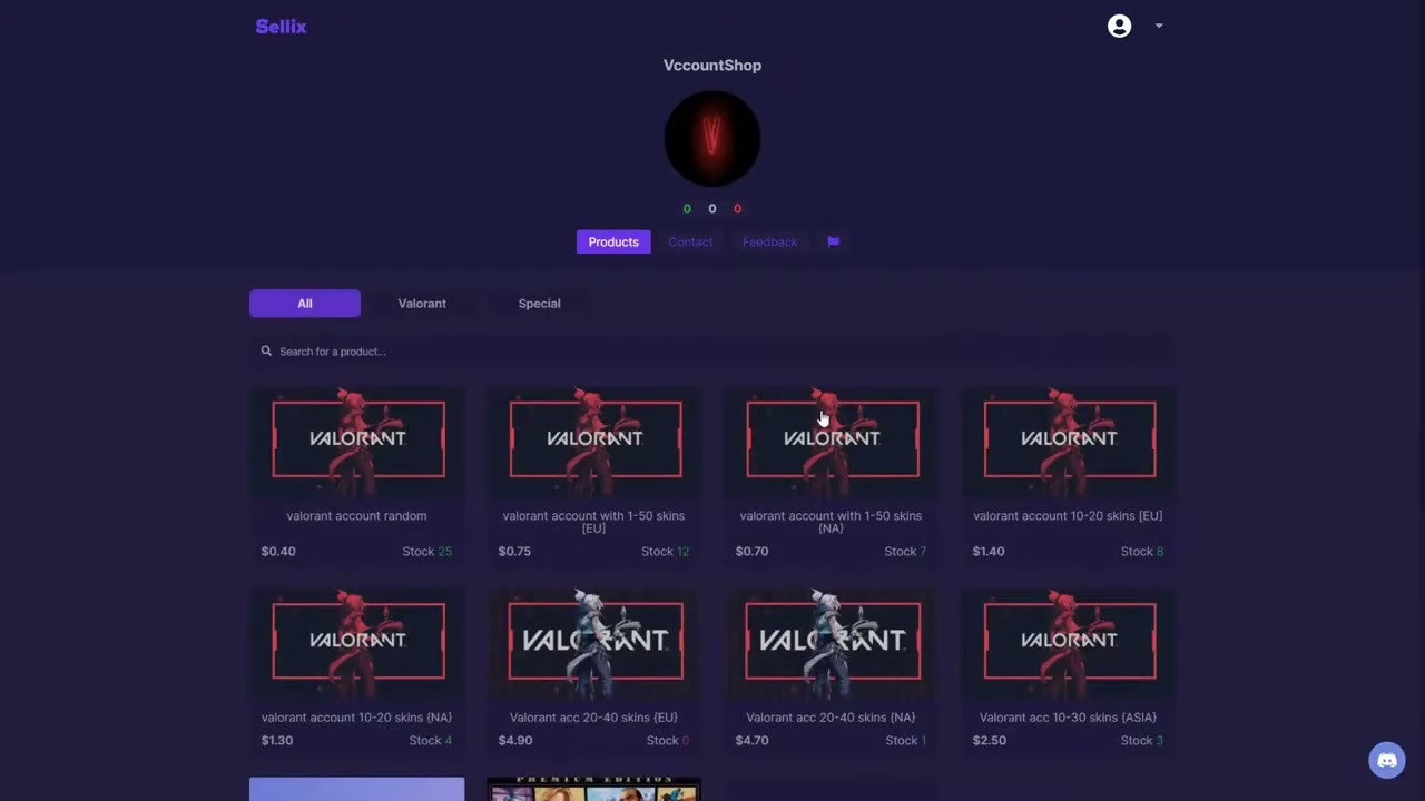 The cheapest Valorant Accounts shop
