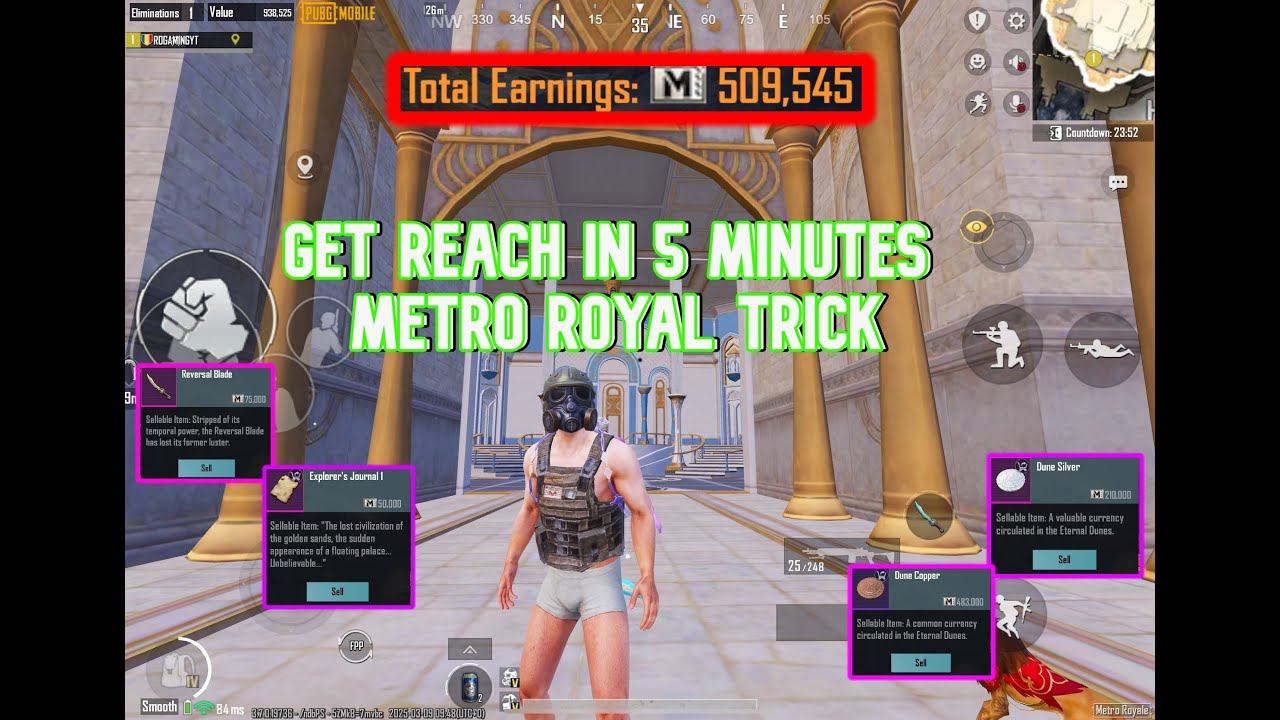 How To Get Rich in 5 minutes METRO ROYAL