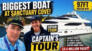 I Found the BIGGEST Yacht at Sanctuary Cove Boat Show
