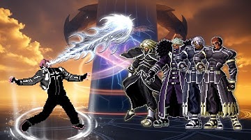 [KOF Mugen] New Orochi Kyo Vs Nest Bosses Team