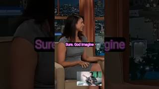 nice sweet talk with beautiful Morena Baccarin #funny #comedy #craigferguson