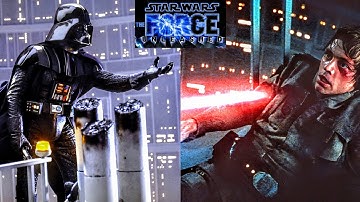 Luke Skywalker vs Darth Vader (Star Wars the Force Unleashed PSP)Historic missions Carbonite chamber