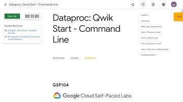 Dataproc: Qwik Start - Command Line GSP104