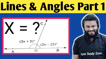 Lines and Angles - Linear Pair of Angles - Adjacent Angles