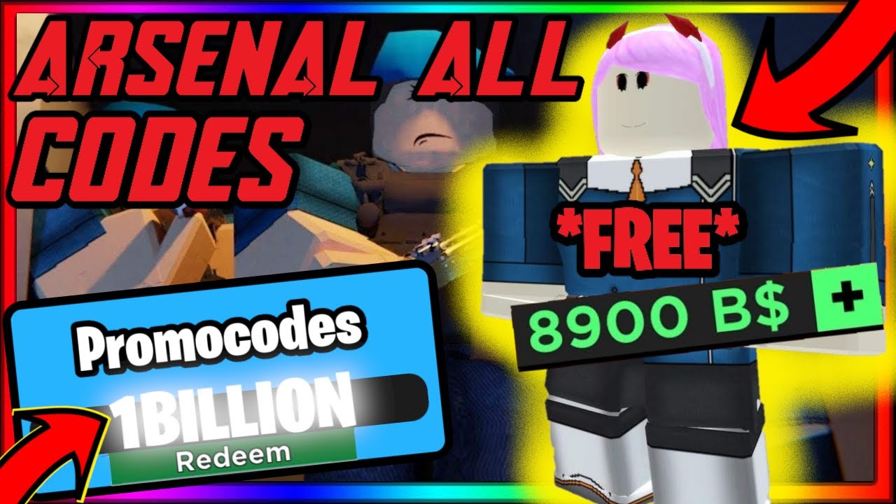 Arsenal All New Working Codes 1 Billion Visits Update Arsenal Codes Roblox Youtube - arsenal all new working codes new codes june 2020 roblox arsenal codes youtube