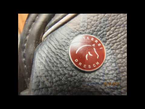 Dresch Custom Monoflap Used Dressage Saddle 18" MW 21669